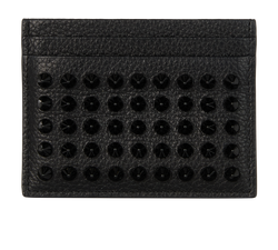 Christian Louboutin Kios Card Holder, Leather, Black, MII, DB/B, 3*